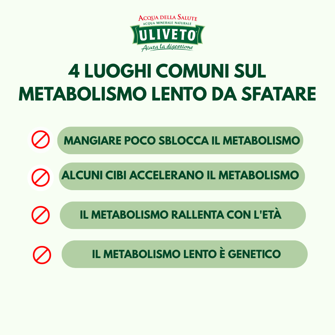 4 falsi miti sul metabolismo lento da sfatare